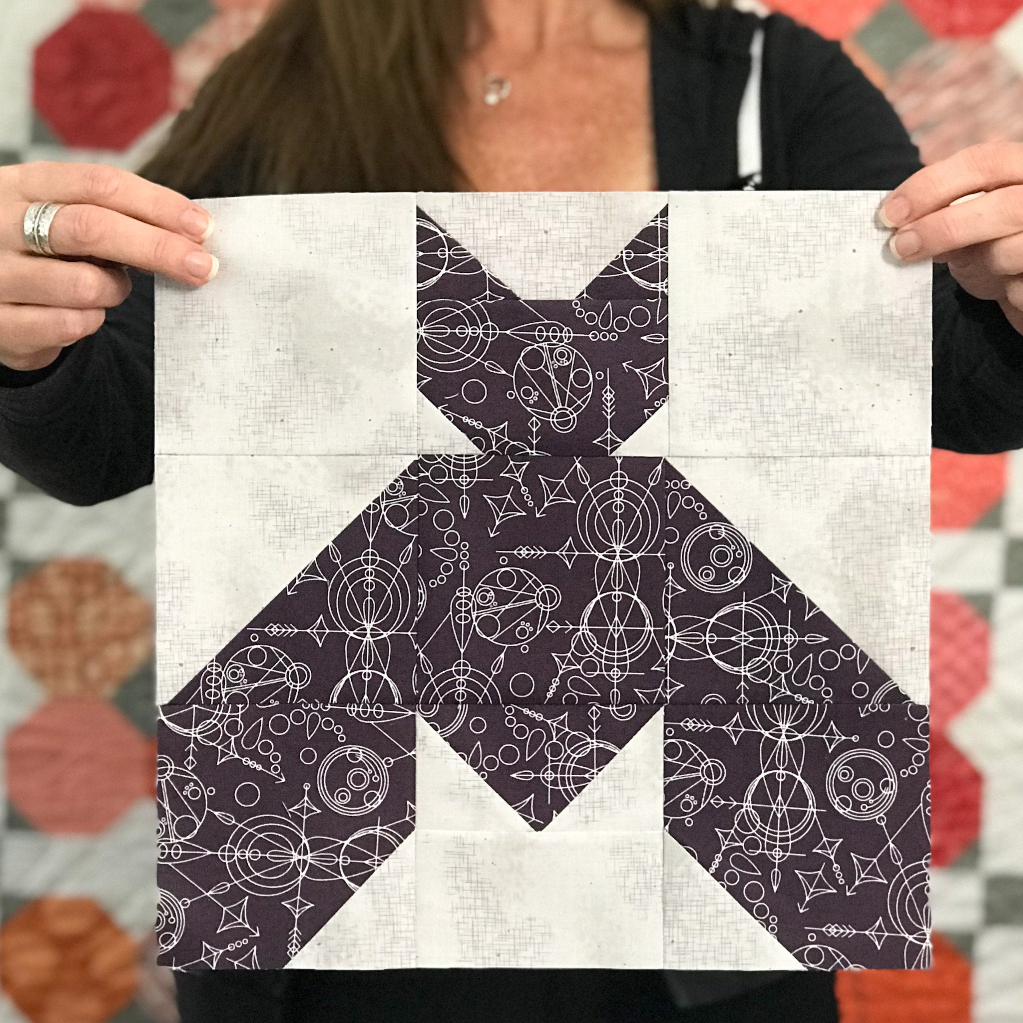 Halloween Bat Block Pattern PDF Includes instructions for 6 | Etsy