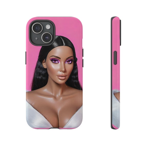 Original Kim Kardashian Barbie Doll Tough Phone Case With Hypnotic Eyes