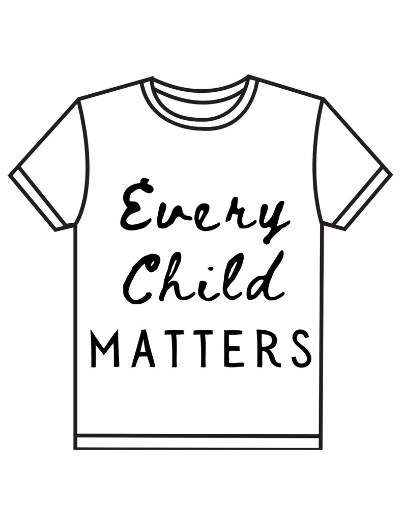 Truth and Reconciliation, Orange Shirt Day, Indigenous, Coloring Pages