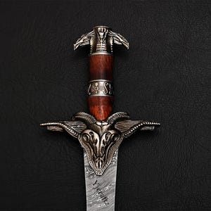 Hand Forged, Custom Damascus Steel Sword 34 inches, Full Tang, Vikings Sword, With Sheath, Cutlass, Birthday Gifts For Father, Gifts For her