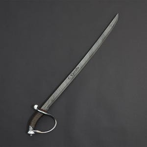Hand File For Cutlass Hand Forged, Custom Damascus Steel 32 Inches, Full Tang, Cutlass, With ...