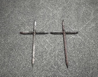 Hand Forged, Custom High Carbon Steel Crosses 10 inches, With Sheath, Birthday Gifts For Father, Gift For Collectors & Enthusiasts