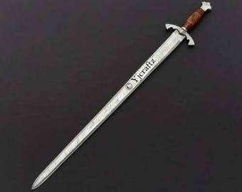Hand Forged, Custom Damascus Steel 31 inches, Full Tang, Vikings, Cutlass, With Sheath, Birthday Gifts For Father, Gift For Her