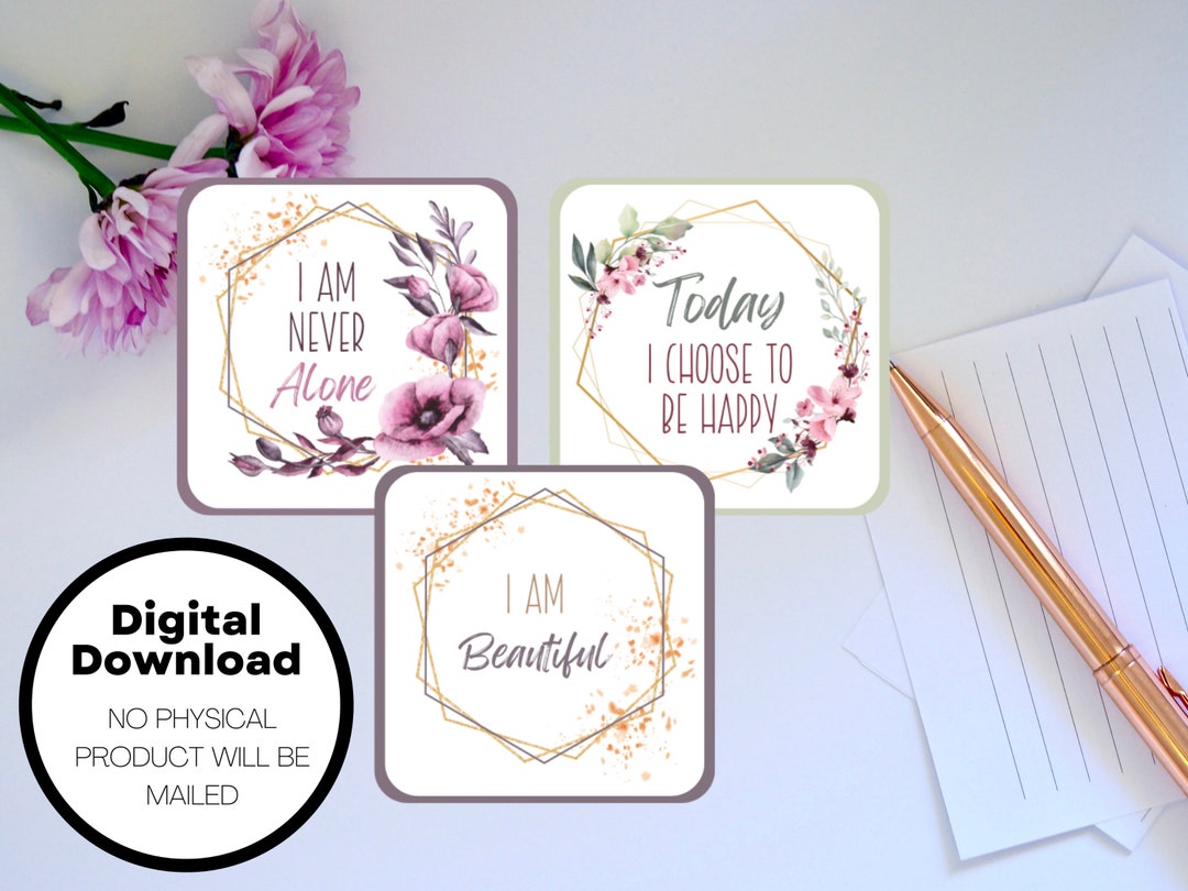 PRINTABLE Affirmation Cards | Printable Affirmations | Positive ...