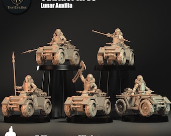 Outrider ATV's - Lunar Auxilia - ThatEvilOne - 28mm Sci-Fi Tabletop Wargaming Miniature