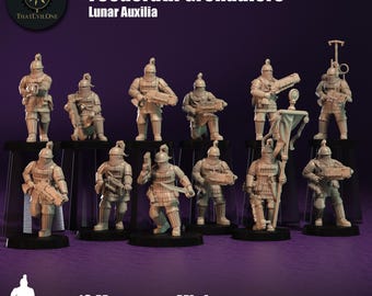 Foederatii Grenadiers - Byzantium Rises - ThatEvilOne - 28mm Sci-Fi Tabletop Wargaming Miniature