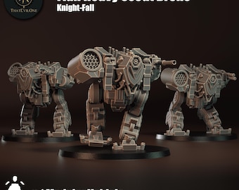 Fian Heavy Scout Drone - Knight Fall - ThatEvilOne - 28mm Sci-Fi Tabletop Wargaming Miniature