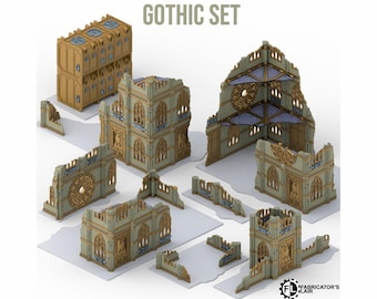 11th Edition Foldable Terrain - Gothic Set - Fabricator's Lair - 28/32mm Sci-Fi Tabletop Wargaming Terrain