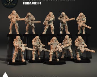 Evocatii Rotorcannons - Lunar Auxilia - ThatEvilOne - 28mm Sci-Fi Tabletop Wargaming Miniature