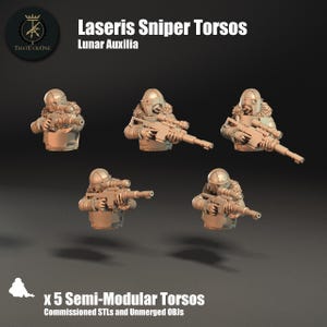 Laseris Special Weapons - Lunar Auxilia - ThatEvilOne - 28mm Sci-Fi Tabletop Wargaming Miniature