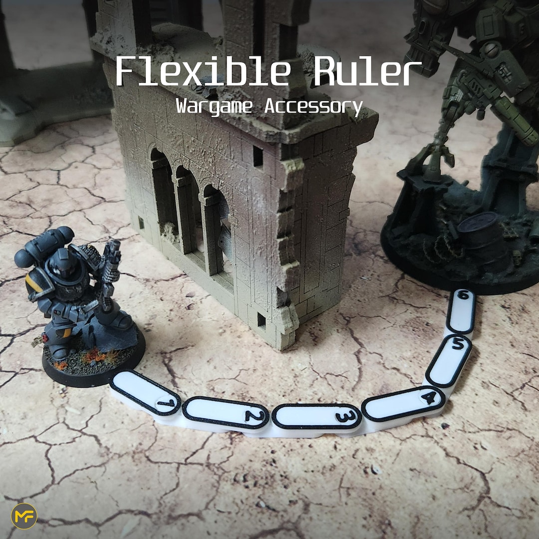Flexible Ruler - 6inch / 12inch - Tabletop RPG / Wargaming Accessory ...