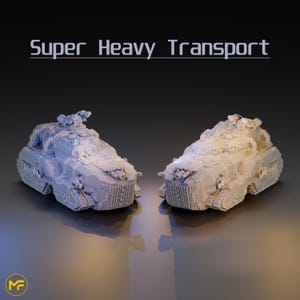 Super Heavy Transport - 6-8mm Sci-Fi Tabletop Wargaming Miniature