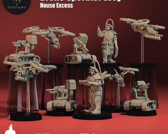 Drone Operator Levy - House Excess - ThatEvilOne - 28mm Sci-Fi Tabletop Wargaming Miniature