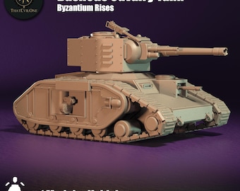 Basileus Cavalry Tank - Byzantium Rises - ThatEvilOne - 28mm Sci-Fi Tabletop Wargaming Miniature