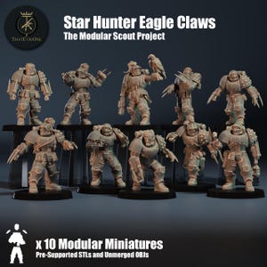 Star Hunter Eagle Claws - Scout Project - ThatEvilOne - 28mm Sci-Fi Tabletop Wargaming Miniature
