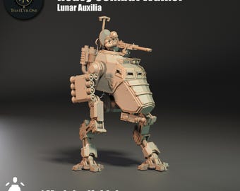 Heavy Combat Walker - Lunar Auxilia - ThatEvilOne - 28mm Sci-Fi Tabletop Wargaming Miniature