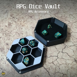 RPG Dice Vault - Personalised Custom D&D Dice Vault and Tray