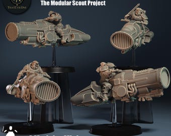 Force Recon Jetbikes - Scout Project - ThatEvilOne - 28mm Sci-Fi Tabletop Wargaming Miniature