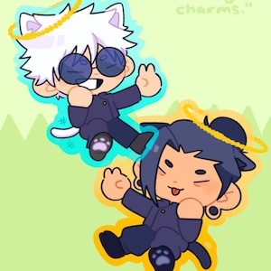 CatBoy Satosugu Keychains, 3”5, Jujutsu Kaisen