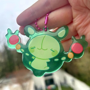 Llavero Pokémon Reuniclus, 8,35 cm, acrílico.