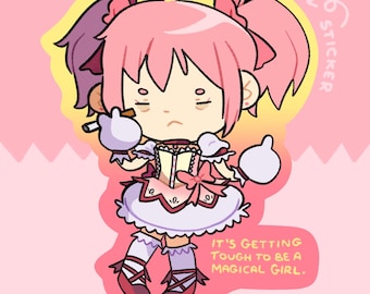 Madoka Magica Magical Girl Sticker