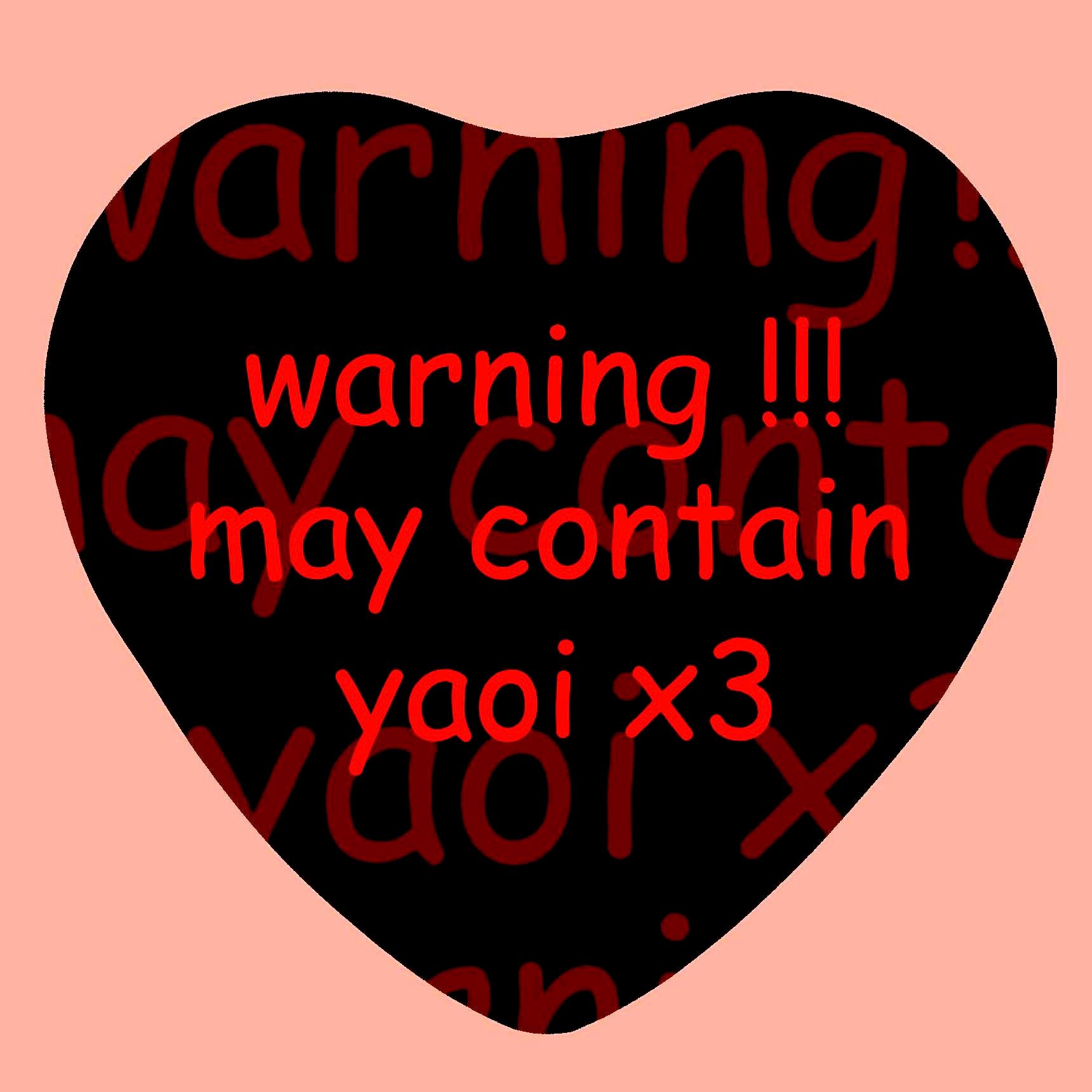 Holographic Yaoi AMV Heart Shaped Button Badge/Pin