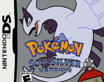 Pokemon Soul Silver Square Print