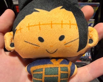 Kenjaku Cat Jujutsu Kaisen Plush Keychain with Squeaker