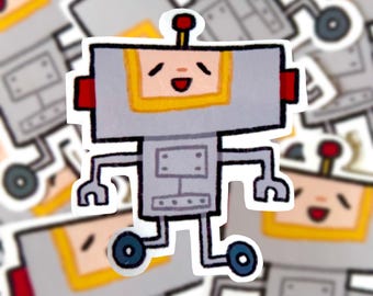 Katamari Damacy Robot Cousin Vinyl Sticker