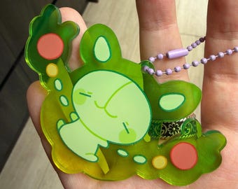 Reuniclus Pokemon Keychain, 3”5, Acrylic