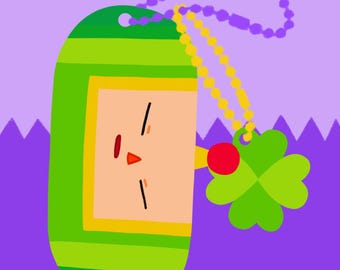 Katamari Damacy Layered Acrylic Keychains - 3.5” Acrylic