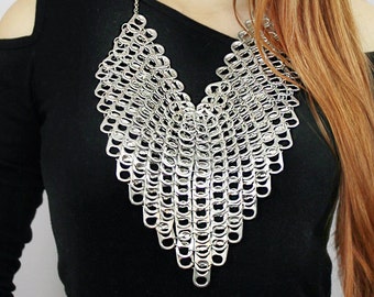 Bib Choker Chainmaille Pop Top ketting