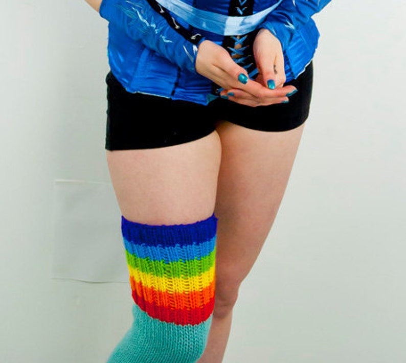 Rainbow Dash and Blue Legwarmers Hand made Christmas Gift image 2
