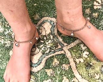Jingle Bell Anklet Handmade Jewelry Christmas Gifts