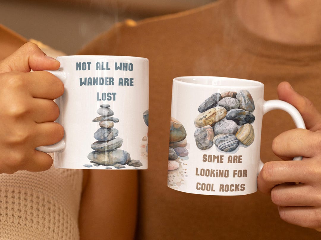That Rocks Mug Looking for Rocks Mug | 11 Oz Ceramic Cup | Rock Mineral Gem ...