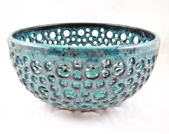 Pottery fruit bowl, Modern ceramics fruit bowl - In Stock