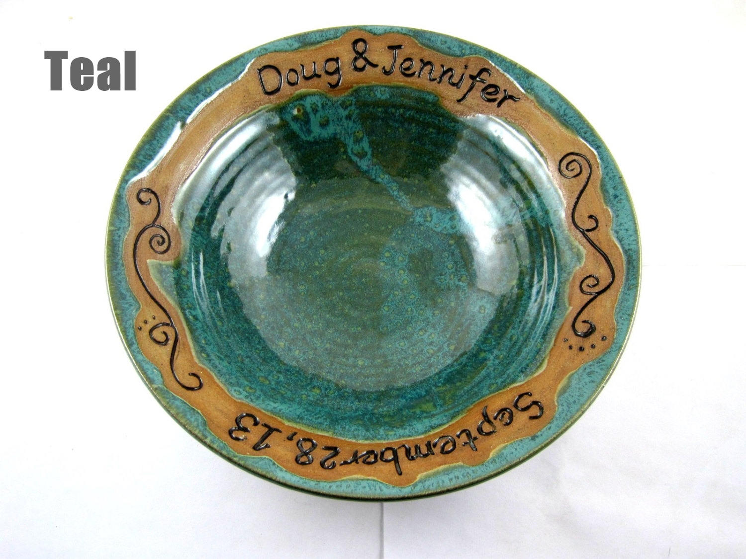 Personalized Wedding Gift custom pottery gift Anniversary Etsy