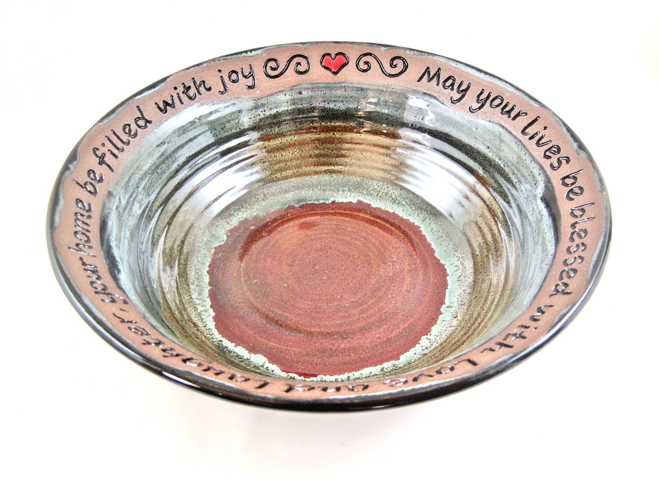 Wedding Blessing Bowl Handmade Pottery Wedding Gift - Etsy