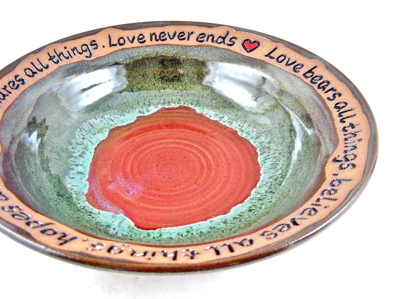 Personalized Wedding Bowl Pottery Wedding Gift Gift for the Etsy