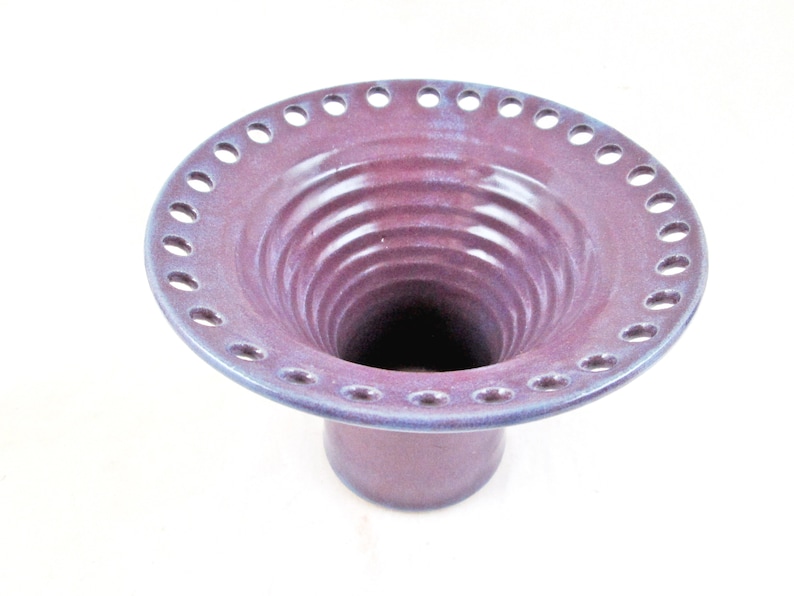 Handmade pottery Jewelry Bowl, Smart solution for earring organization, A functional gift idea for mother's day Vase-Purple