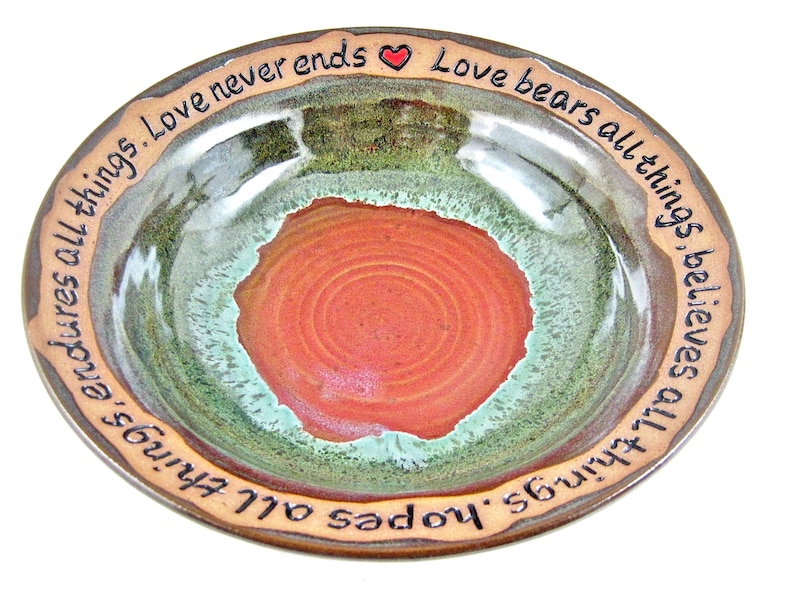 Personalized Wedding Bowl Pottery Wedding Gift Gift for the Etsy