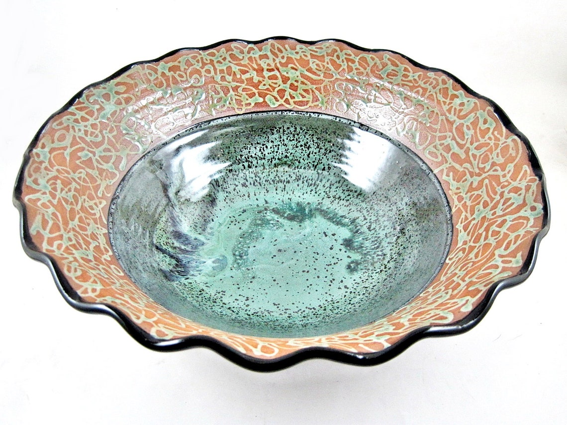 Personalized Serving Bowl Great Wedding Gift 9th Anniversary Etsy