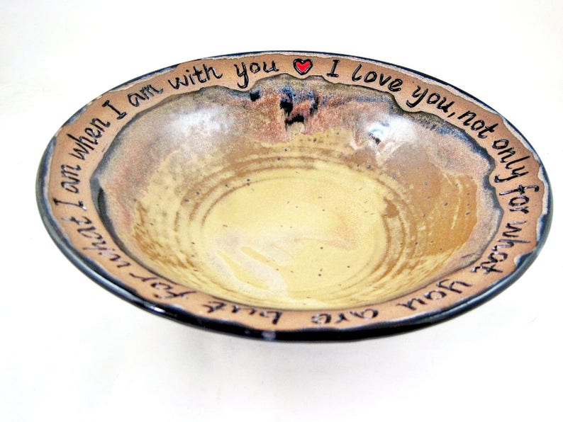 Personalized Pottery anniversary gift Customized 9th Etsy