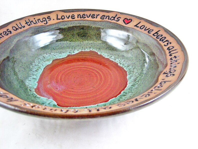 Personalized Wedding Bowl Pottery Wedding Gift Gift for the Etsy
