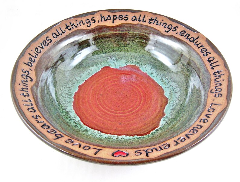 Personalized Wedding Bowl Pottery Wedding Gift Gift for the Etsy