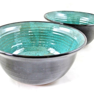 Set of 2 Pottery bowl for Pho or Ramen, Serving bowl for Asian style noodle soup