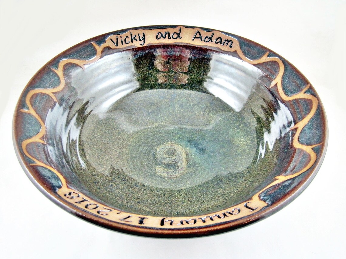 Personalized Pottery Anniversary Gift for the 9th Wedding Etsy