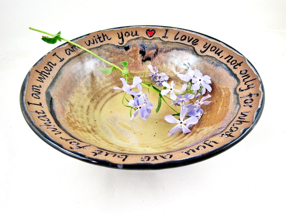 Personalized Pottery anniversary gift Customized 9th Etsy