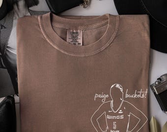 Paige Bueckers Jersey Shirt Womens Basketball, Paige Buckets Silhouette Hey 5 Wings Gift, Retro Dallas Fan Tee, Minimalist Sports Cute Gift