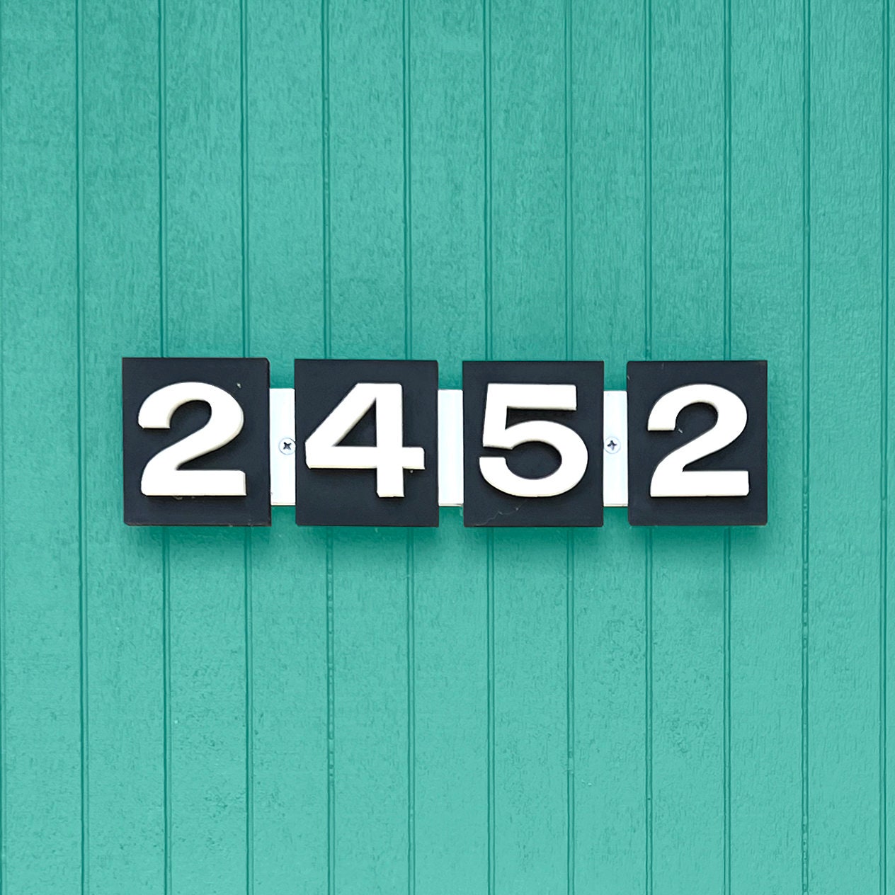 Number 2452 Eichler Address Numbers, the Original Genuine Reproduction - Etsy